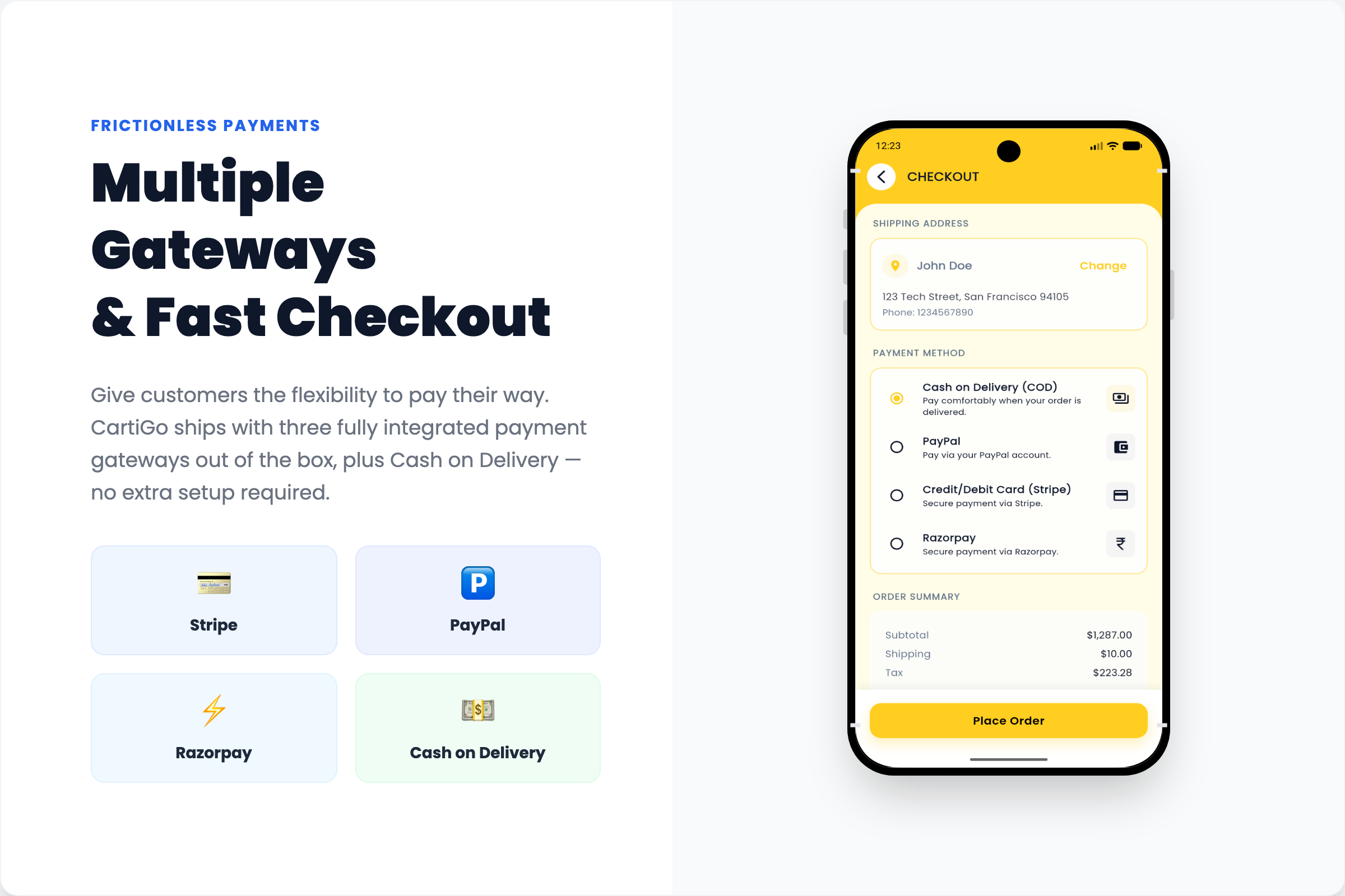 CartiGo – On-Demand Delivery & eCommerce Flutter App | Customer, Store & Rider Apps + Laravel