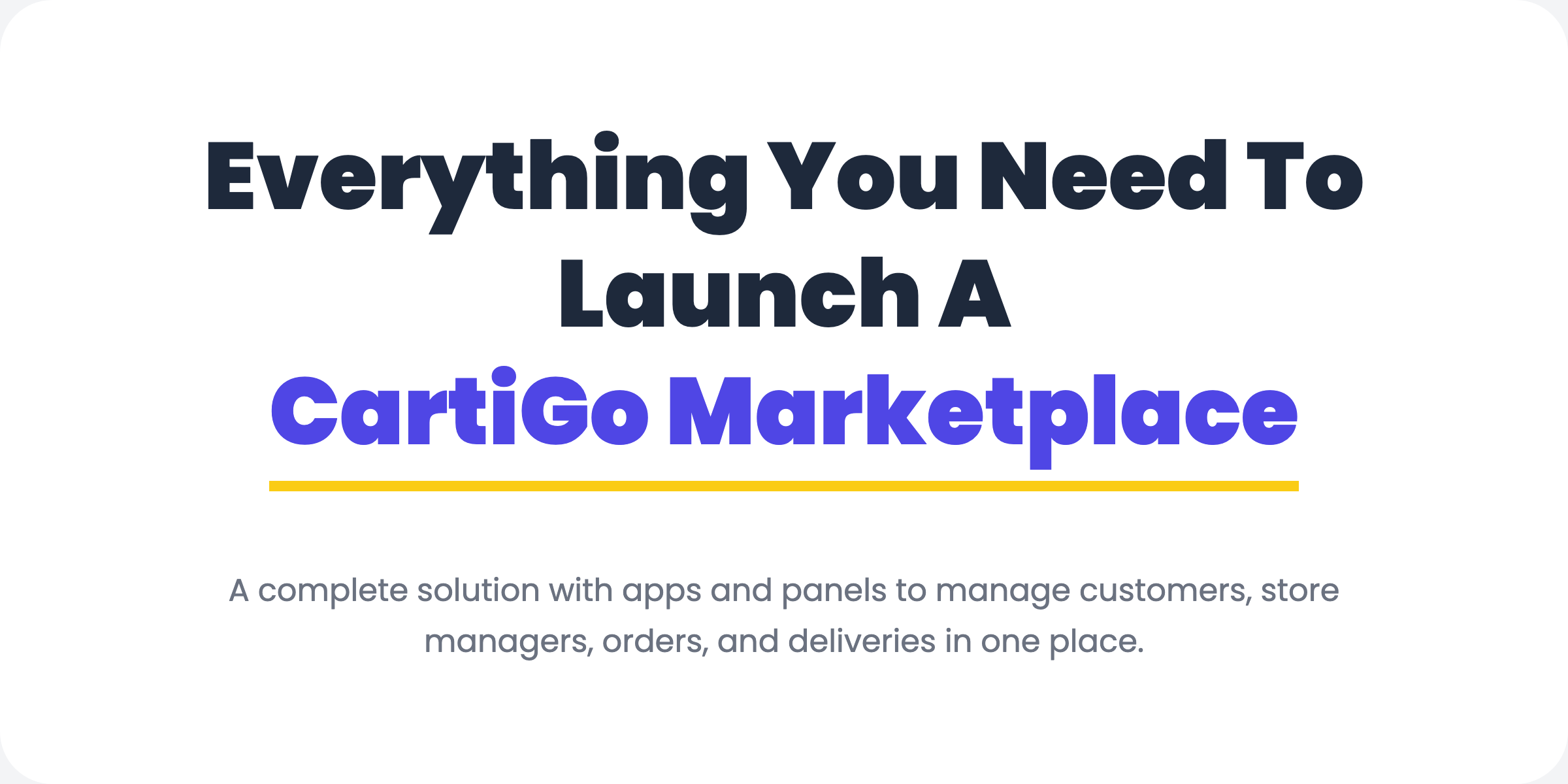 CartiGo – On-Demand Delivery & eCommerce Flutter App | Customer, Store & Rider Apps + Laravel