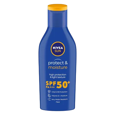 NIVEA SUN Protect & Moisture Sunscreen Lotion SPF 50+ PA+++