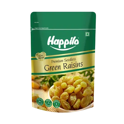 Happilo Premium Seedless Green Raisins
