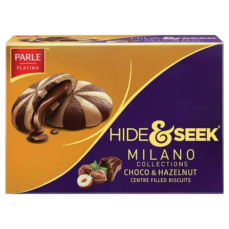 Parle Hide & Seek Milano Choco Filled Hazelnut Chocolate Centre Fills