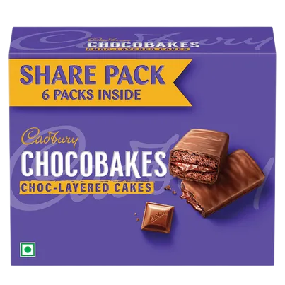 Cadbury Chocobakes ChocLayered Cakes - 1 pack