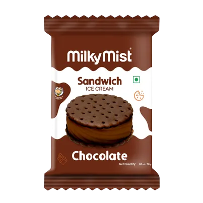 Milky Mist Round Sandwich Chocolate - 1pc