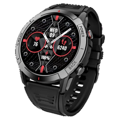boAt Lunar Fit Smartwatch with Bluetooth Calling (36.9mm AMOLED Display, IP67 Water Resistant, Active Black Strap)