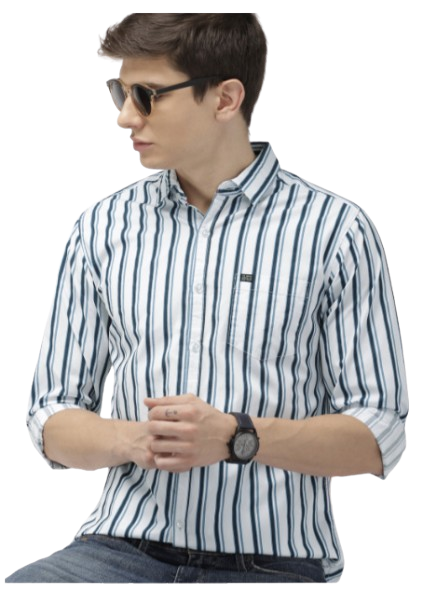 Men Striped Casual Shirt