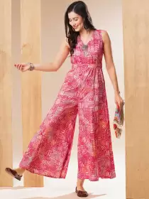 Printed Basic Jumpsuit