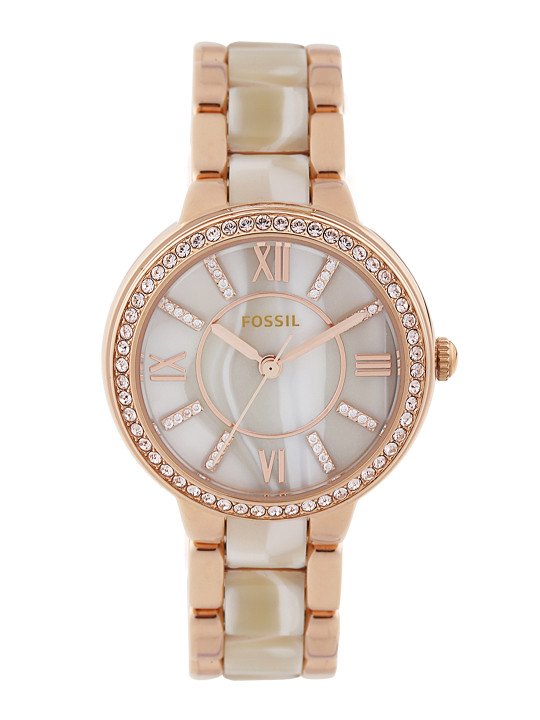 Women Beige Analogue Watch