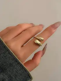 Gold-Plated Adjustable Ring