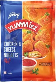 Godrej Yummiez Cheese & Chicken Nuggets (Frozen)