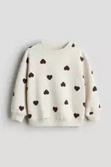 Oversized brushed-inside sweatshirt