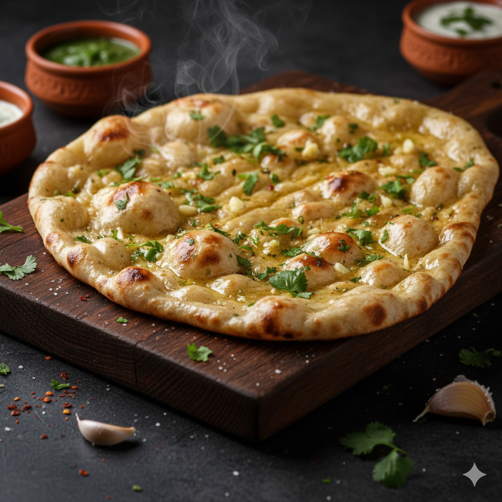 Cheese Garlic Naan