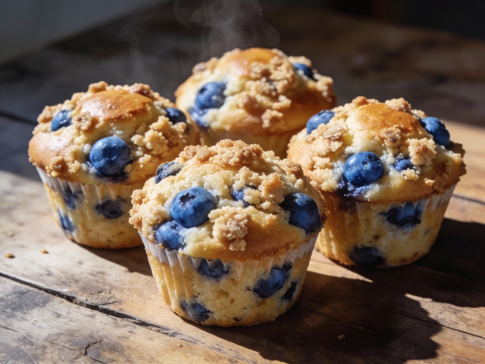 Blueberry Crumble Muffin