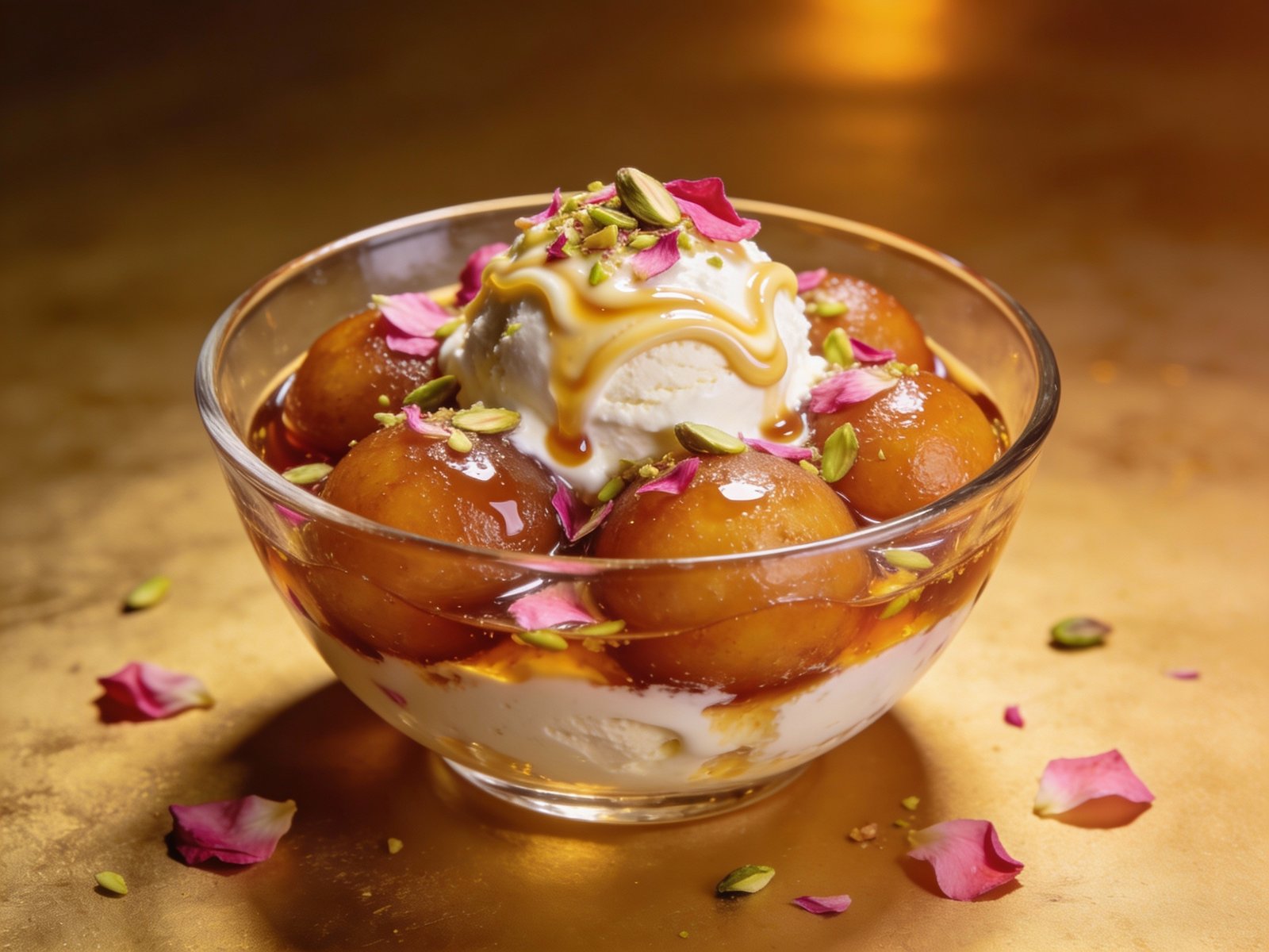 Gulab Jamun Sundae.