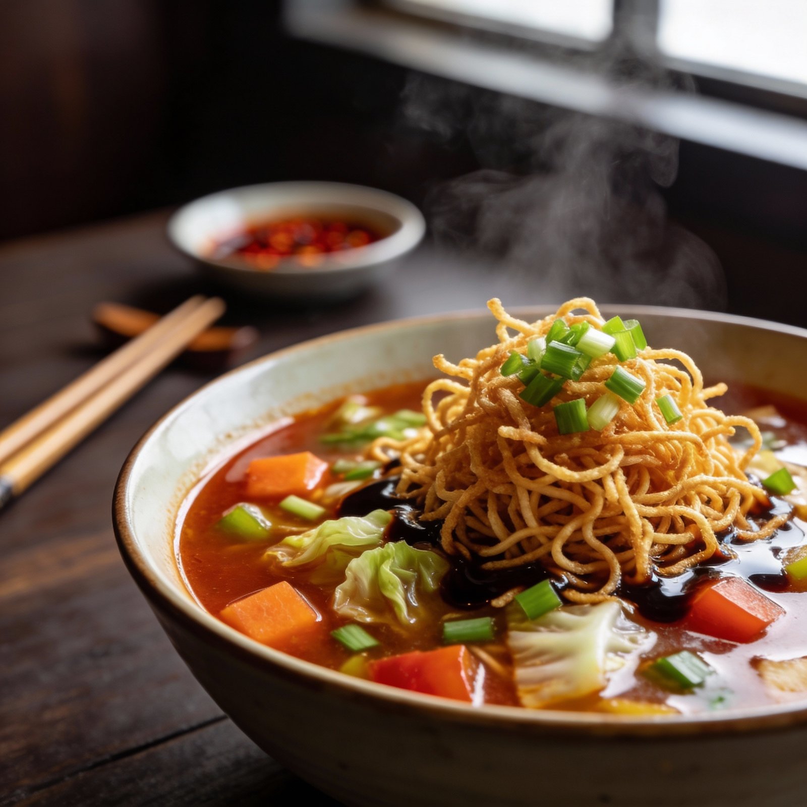 Veg manchow soup