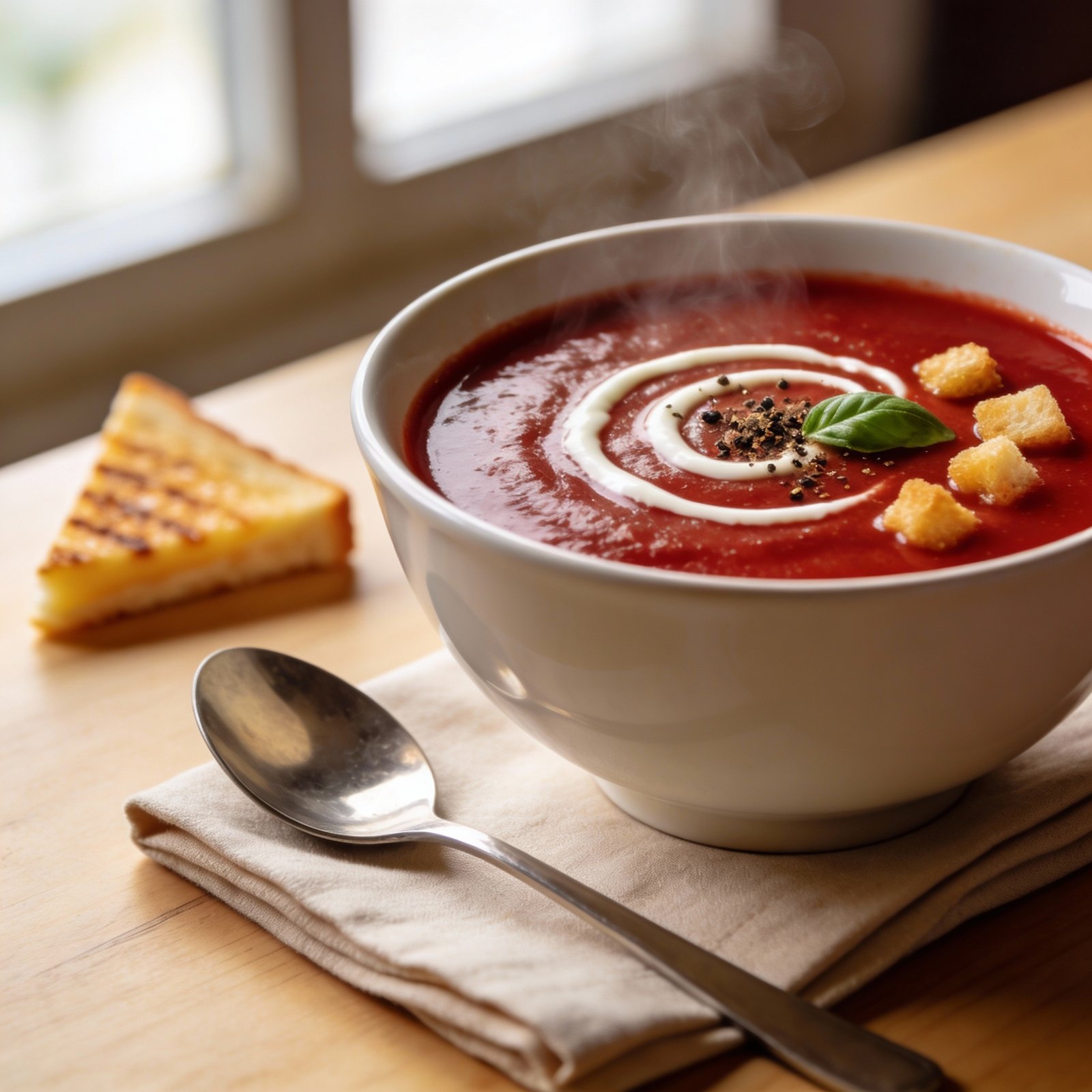 Cream of tomato soup