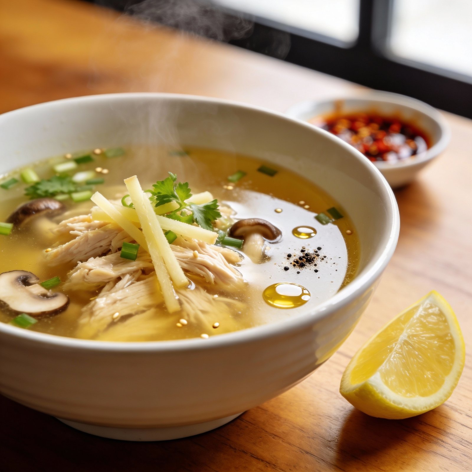 Chicken ginger soup