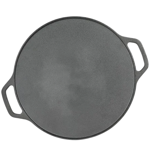 Prestige Cast Iron Scratch Resistant Round Base Dosa Tawa 30 cm, (Black)