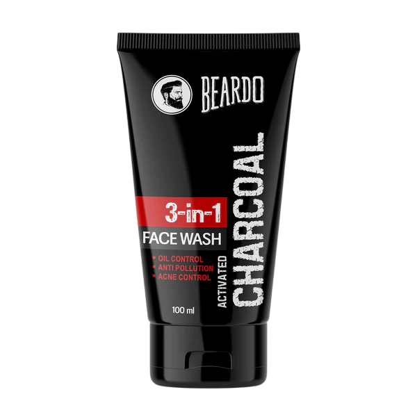 Beardo Charcoal Face Wash, 100ml Beardo Charcoal Face Wash, 100ml Beardo  Beardo Charcoal Face Wash