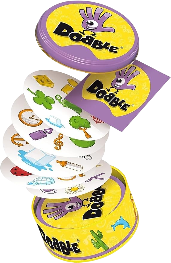 Dobble, Strategy Match Game,Family Card Game, 2-8 Player Game, for 6 Years and Above, Teen, Multicolor