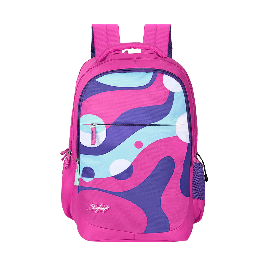 Skybags Squad 03 School Backpack Pink